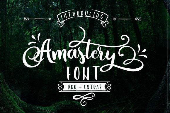 Amastery Font Duo: Elevate Your Business Branding