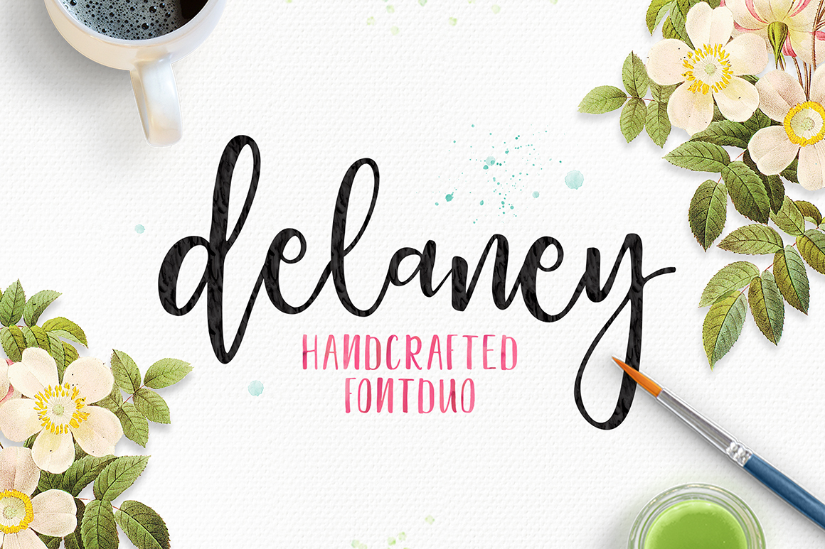 Delaney Script Font for Handmade Products