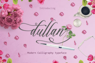 Dullan Font: Modern Calligraphy for Handmade Products