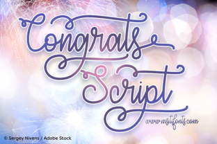 Elevate Your Brand with the Elegant Congrats Script Font