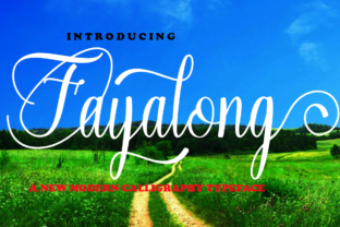 Fayalong Script Font: Elevating Small Business Branding