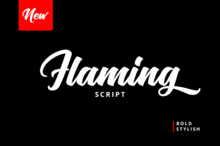 Flaming Script Font: Bold Handwritten Style for Digital Ads