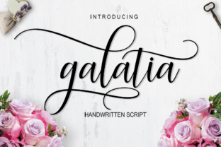 Galatia Script Font: Elevating Editorial Layouts