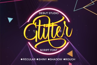 Glitter Script Font: Adding Warmth to Editorial Layouts