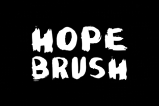 Hope Brush Font: Grungy Vintage Script for Makers