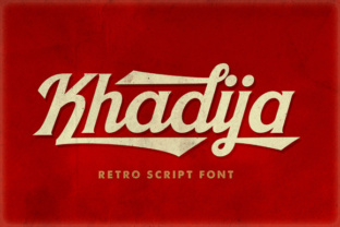 Khadija Spurs Font: Bold Branding for Small Business