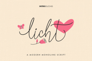Licht Script Font: A Clean Typeface for Modern Branding
