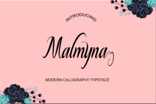 Malmyna Script Font for Modern Web Design