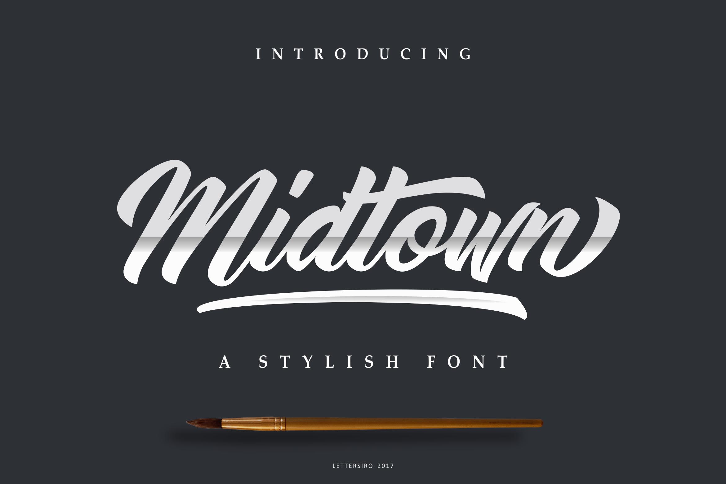 Midtown Script Font for Modern Web Design
