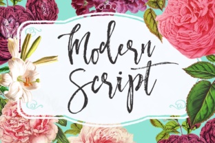 Modern Script Font for Handmade Labels & Crafts