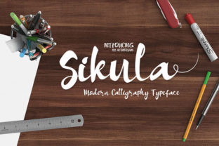 Sikula Font: Modern Calligraphy for Editorial Design