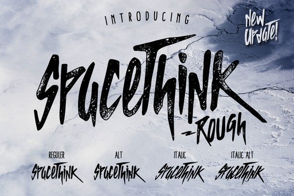 Spacethink Font: Bold Display Typography for Web Design