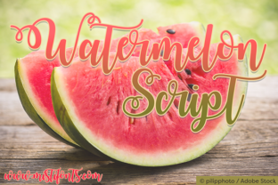Watermelon Script Font for Editorial Design